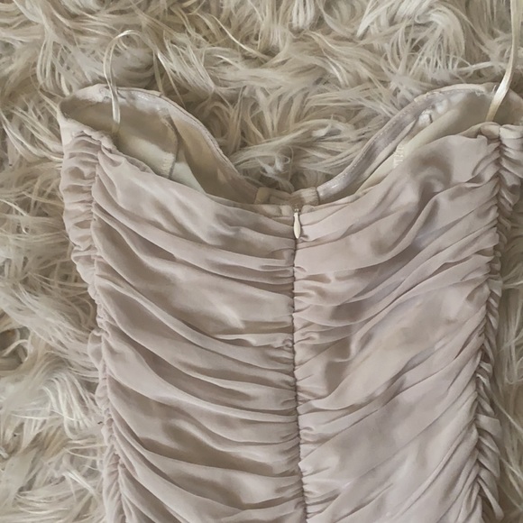 Shape white ruched hook PLT dress - Picture 6 of 6